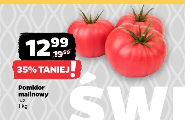 Pomidor malinowy luz promocja w Netto