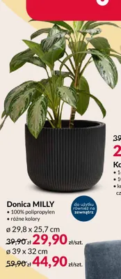 Donica Milly Ø29,8x25,7 cm promocja w Salony Agata