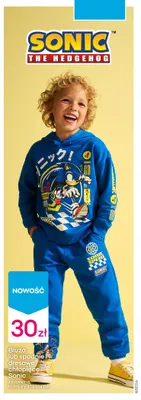 Bluza dresowa chłopięca Sonic promocja w Pepco