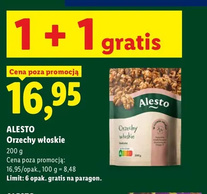 Orzechy włoskie Alesto promocja w Lidl