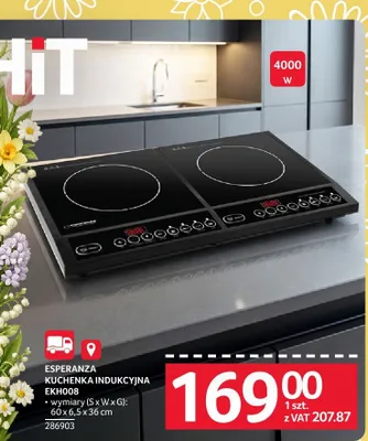 Kuchenka indukcyjna EKH008 promocja w Selgros