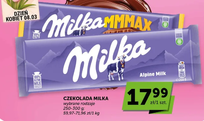 Czekolada Milka promocja w Euro Sklep