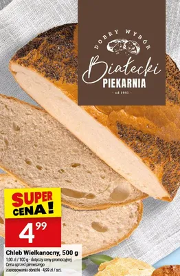 Chleb wielkanocny promocja w Twój Market