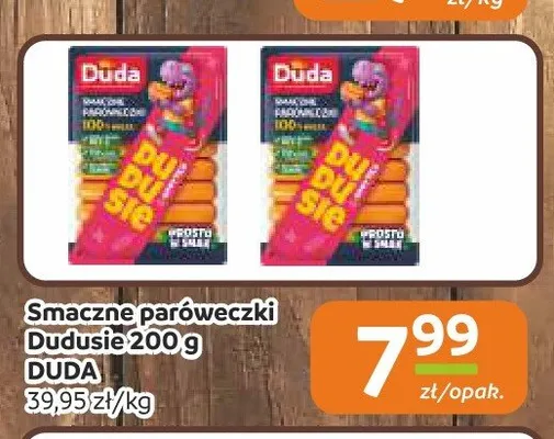 Smaczne paróweczki Dudusie Duda promocja w Społem Częstochowa
