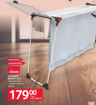 Suszarka Infinity Flex Vileda promocja w Selgros