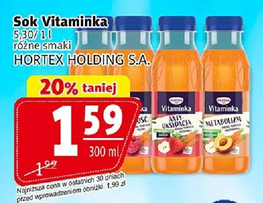 Sok Vitaminka promocja w Prim Market
