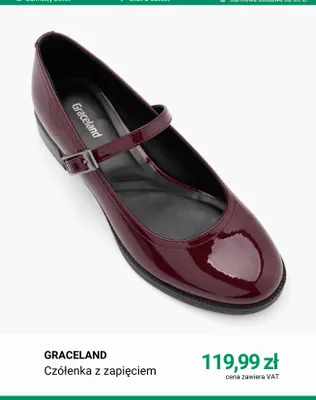 Czółenka z zapięciem Graceland promocja w Deichmann