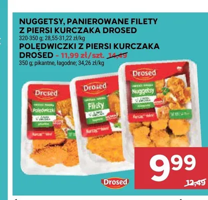 Polędwiczki z piersi kurczaka łagodne Drosed promocja w Stokrotka