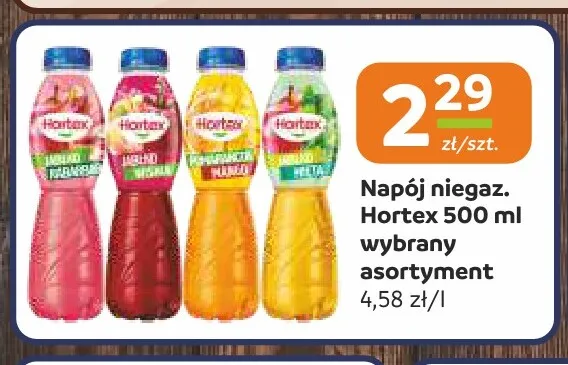 Napój niegazowany Hortex promocja w Gama