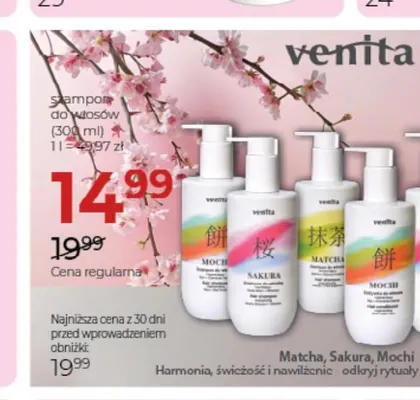 Szampon do włosów Mochi Venita promocja w Drogerie Jawa