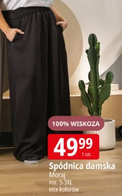 Spódnica damska Moraj 100% wiskoza promocja w Leclerc