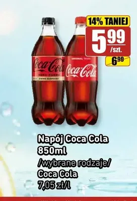 Napój Coca-Cola Zero Cukru promocja w API Market