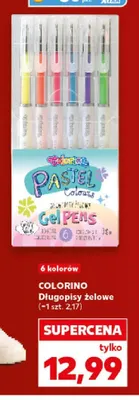 Długopisy żelowe Colorino promocja w Kaufland