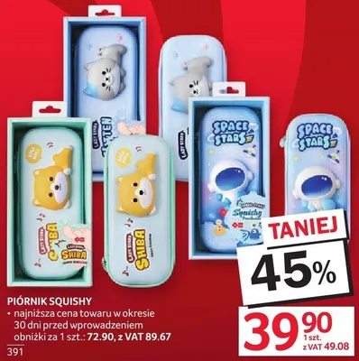 Piórnik Squishy promocja w Selgros