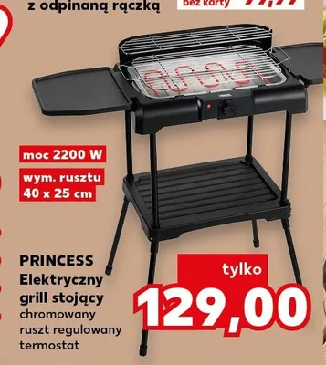 Elektryczny grill stojący Princess promocja w Kaufland