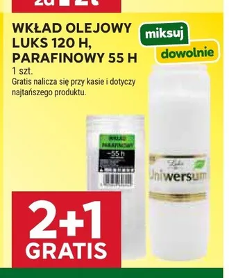 Wkład olejowy Luks 120 H promocja w Stokrotka