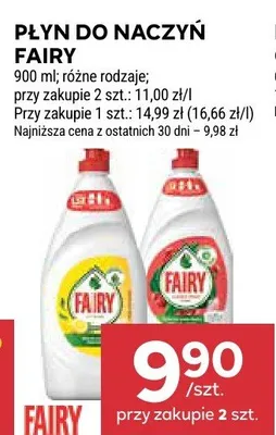 Płyn do naczyń Fairy promocja w Stokrotka