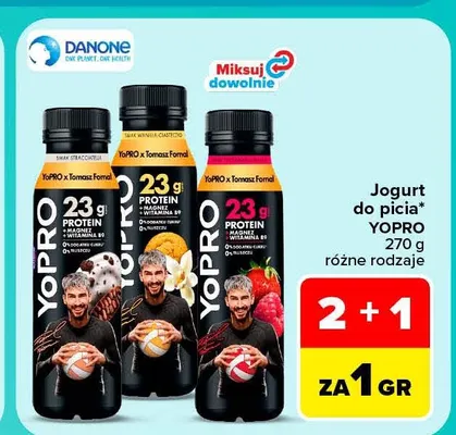Jogurt do picia YoPRO Danone promocja w Carrefour