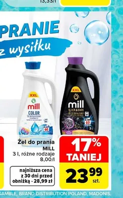 Żel do prania Mill Black & Dark promocja w Carrefour Market