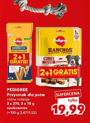 Przysmaki dla psów Pedigree Dentastix 3-pak promocja w Kaufland