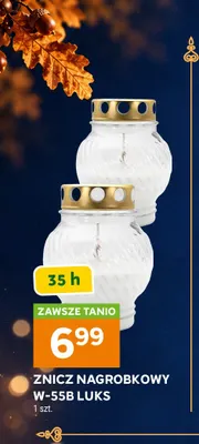 Znicz nagrobkowy W-55B Luks promocja w Stokrotka