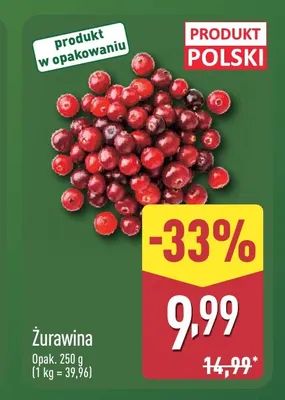 Żurawina promocja w Aldi