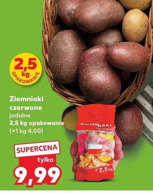 Ziemniaki czerwone jadalne promocja w Kaufland