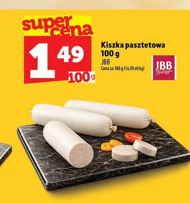 Kiszka pasztetowa JBB promocja w TOPAZ