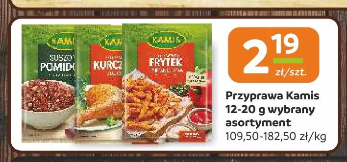 Przyprawa do kurczaka złocista Kamis promocja w Gama