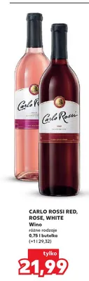 Wino Carlo Rossi Rose promocja w Kaufland