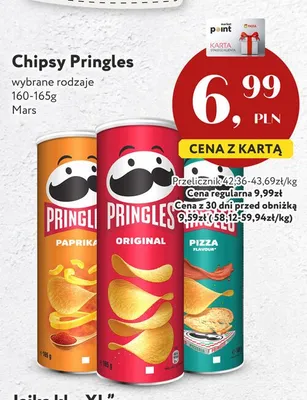 Chipsy Pringles Pizza promocja w Market Point