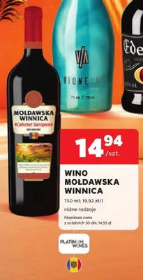 Wino Mołdawska Winnica promocja w Stokrotka