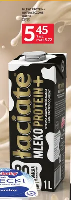Mleko UHT Protein+ odtłuszczone Łaciate promocja w Selgros