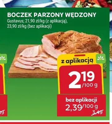 Boczek parzony wędzony promocja w Stokrotka