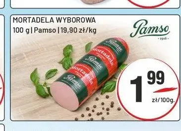 Mortadela Wyborowa Pamso promocja w Sedal