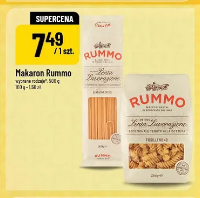 Makaron Linguine Rummo promocja w POLOmarket