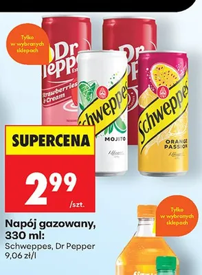 Napój gazowany Schweppes Orange Passion promocja w Biedronka