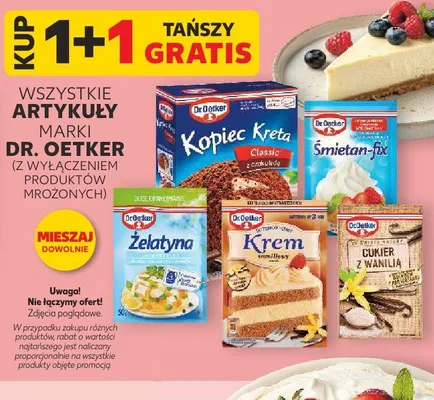 Artykuły marki Dr. Oetker promocja w Kaufland