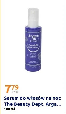 Serum do włosów na noc, 100 ml The Beauty Dept. promocja w Action