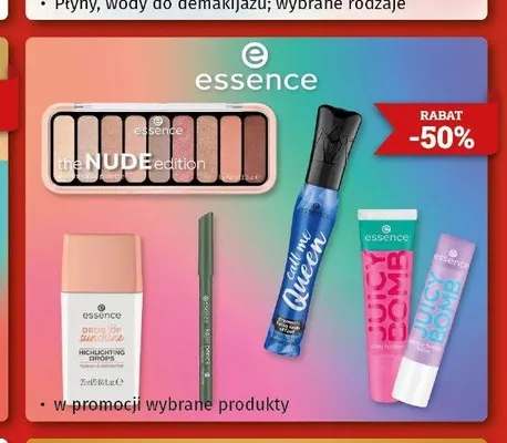 Kosmetyki essence promocja w Drogeria Kosmyk