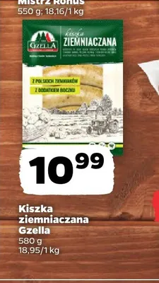 Kiszka ziemniaczana Gzella promocja w Netto
