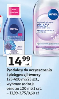 Produkty do oczyszczania i pielęgnacji twarzy promocja w Auchan