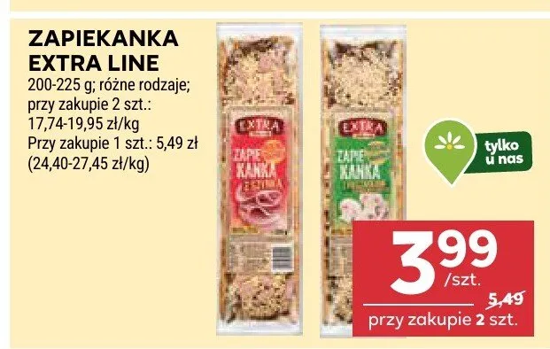 Zapiekanka Extra Line promocja w Stokrotka
