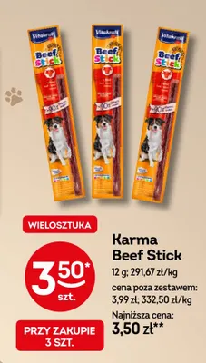 Karma Beef Stick Vitakraft promocja w Żabka