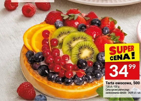 Tarta owocowa promocja w Twój Market