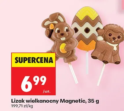 Lizak wielkanocny Magnetic promocja w Biedronka