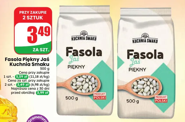 Fasola Piękny Jaś Kuchnia Smaku promocja w Dino
