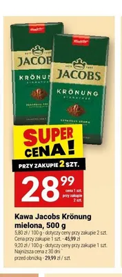 Kawa mielona Jacobs Krönung promocja w Twój Market