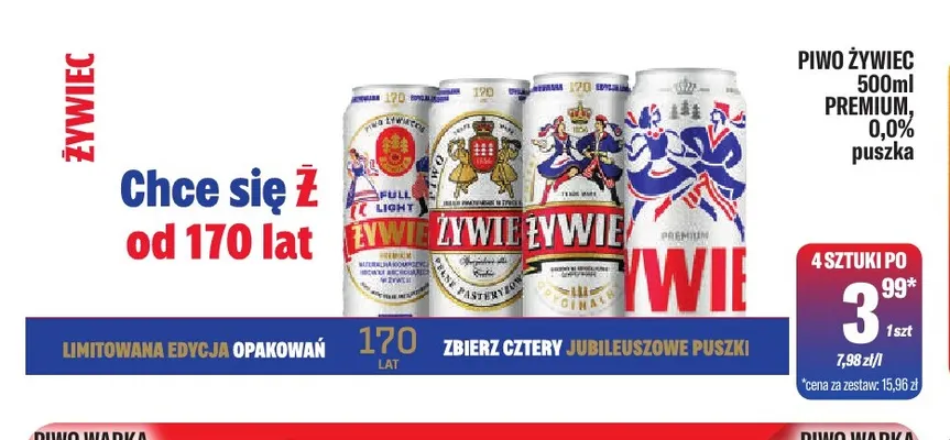 Piwo Żywiec Premium promocja w Tomi Markt