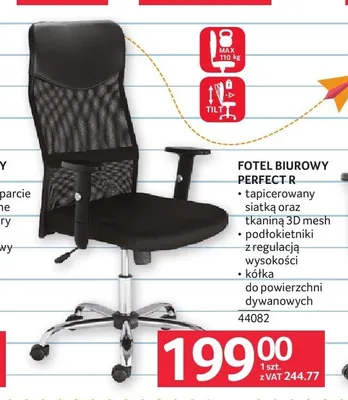 Fotel biurowy Perfect R promocja w Selgros